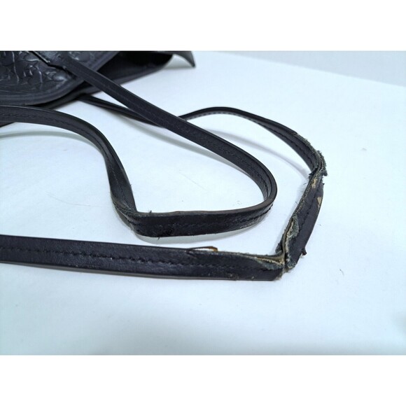 Kate Spade Purse New York Penn Place Margareta Black Tote Bag Embossed Leather - Picture 11 of 12